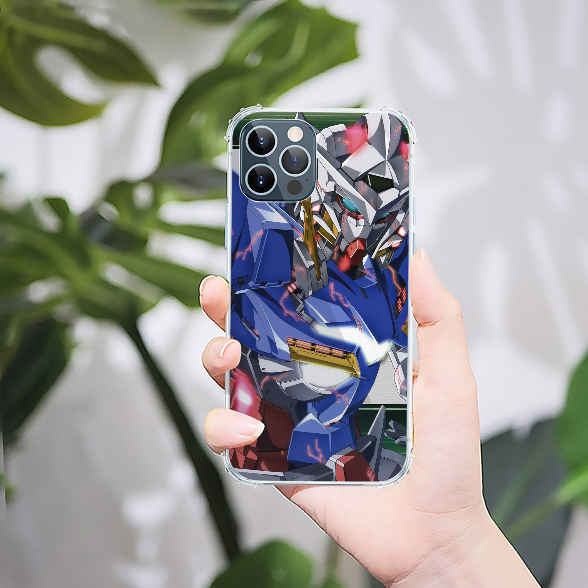 （画像用） 機動戦士ガンダム Mobile Suit Gundam 【iPhone 12シリーズ対応】透明スマホケース（クリアソフトケース）